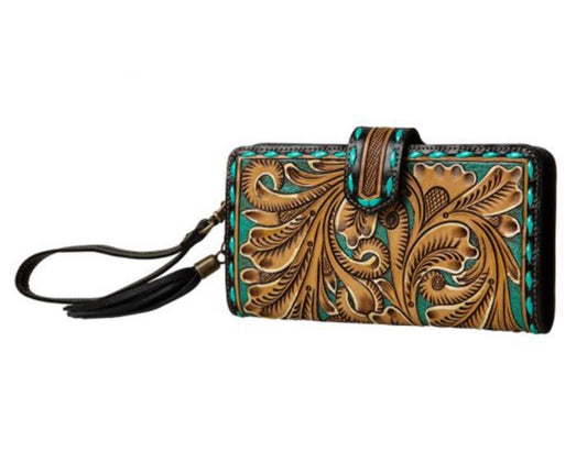 Swing tooled wallet